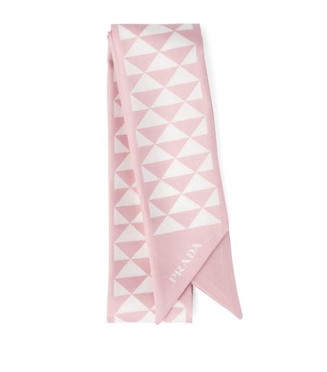 prada pink scarf